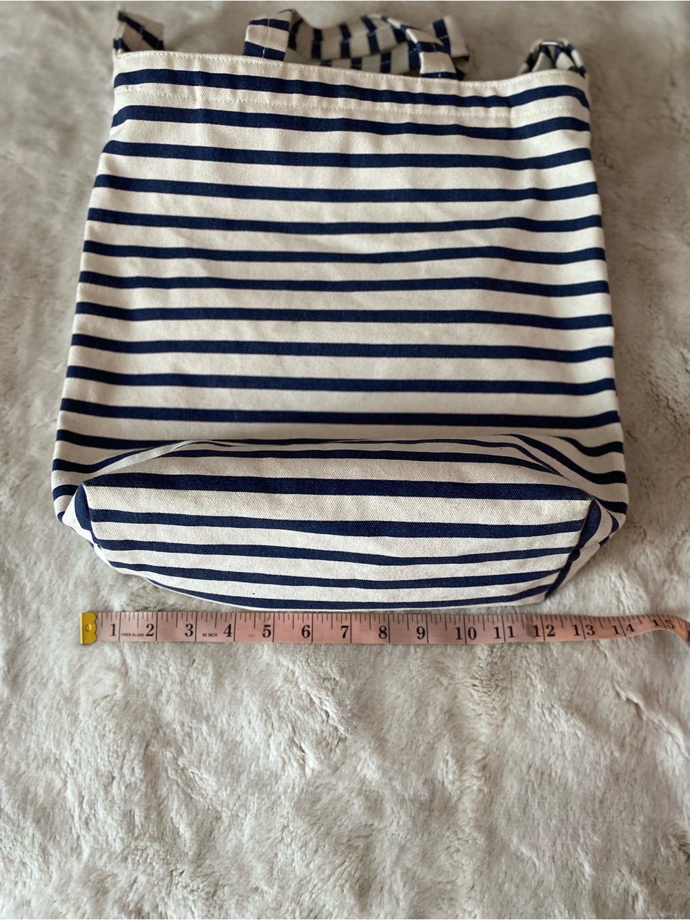 Baggu stripped Duck canvas tote/crossbody bag - Picture 11 of 14